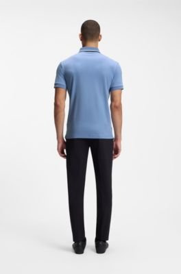 Hugo Boss Paddy slim-fit polo shirt in interlock cotton - Image 14