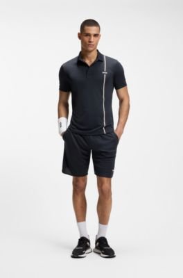 Hugo Boss Active quick-dry polo shirt with signature stripe - Image 13