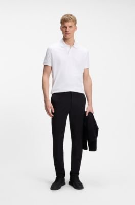Hugo Boss Regular-fit polo with embroidered logo - Image 3