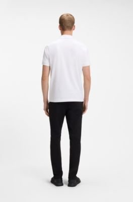Hugo Boss Regular-fit polo with embroidered logo - Image 4
