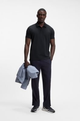 Hugo Boss Regular-fit polo with embroidered logo - Image 8