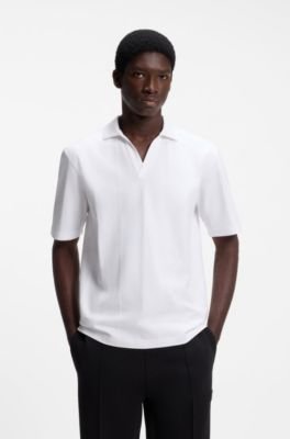 Hugo Boss Relaxed-fit polo in breathable cotton