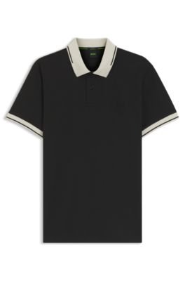 Hugo Boss Slim-fit cotton polo shirt - Image 5