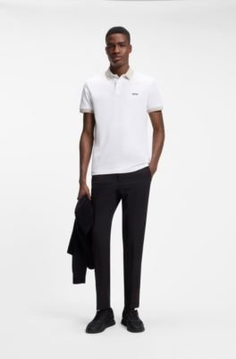 Hugo Boss Slim-fit cotton polo shirt - Image 8