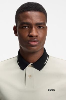 Hugo Boss Slim-fit cotton polo shirt - Image 12