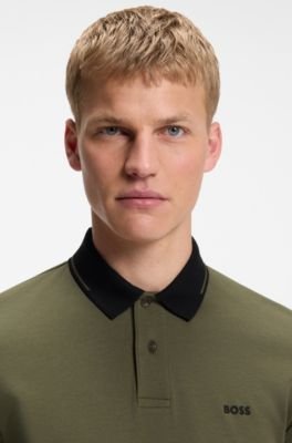 Hugo Boss Slim-fit cotton polo shirt - Image 17