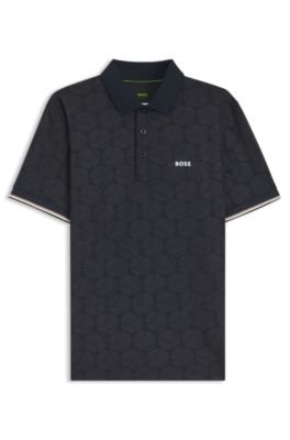 Hugo Boss Active Slim-fit polo shirt with embossed tennis-ball pattern - Image 10