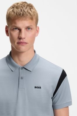 Hugo Boss Paddy polo shirt in stretch cotton - Image 7