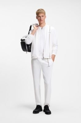 Hugo Boss Slim-fit polo in seamless body-mapping jersey - Image 3