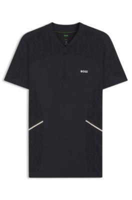 Hugo Boss Slim-fit polo in seamless body-mapping jersey - Image 10