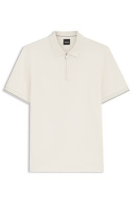 Hugo Boss Regular-fit polo with zipper closure - Image 5
