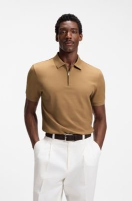 Hugo Boss Regular-fit polo with zipper closure - Image 6