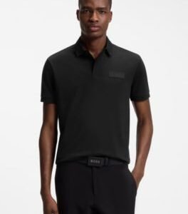 Hugo Boss Paddy polo shirt with structured logo patch