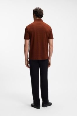 Hugo Boss BOSS x ASTON MARTIN polo shirt in mercerized cotton jacquard - Image 9