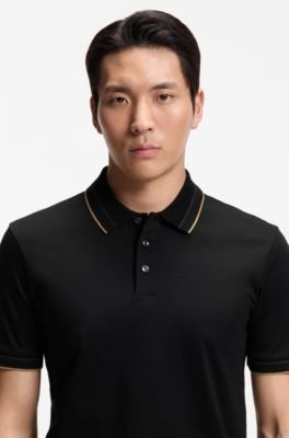 Hugo Boss Slim-fit polo shirt in mercerized cotton - Image 2