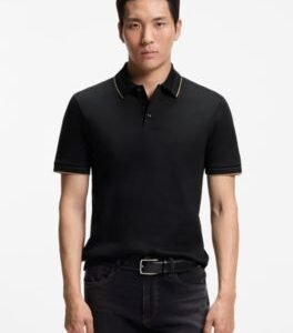 Hugo Boss Slim-fit polo shirt in mercerized cotton