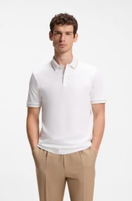 Hugo Boss Slim-fit polo shirt in mercerized cotton - Image 6