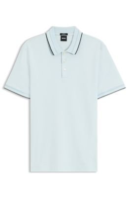 Hugo Boss Slim-fit polo shirt in mercerized cotton - Image 25