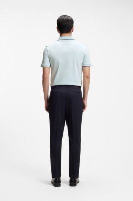 Hugo Boss Slim-fit polo shirt in mercerized cotton - Image 24