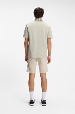 Hugo Boss Relaxed-fit polo with jacquard collar - Image 4