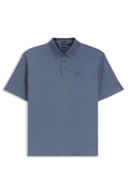 Hugo Boss Regular-fit polo shirt in mercerized cotton - Image 3