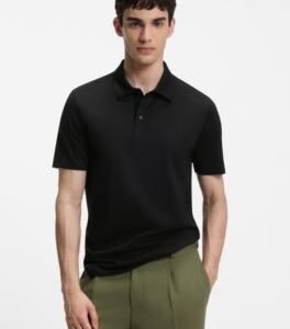 Hugo Boss Slim-fit polo in mercerized cotton