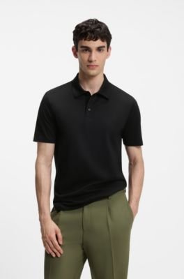 Hugo Boss Slim-fit polo in mercerized cotton