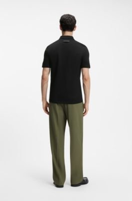 Hugo Boss Slim-fit polo in mercerized cotton - Image 4