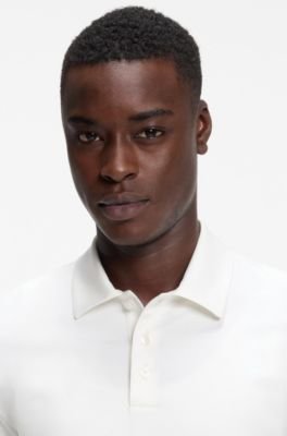 Hugo Boss Slim-fit polo in mercerized cotton - Image 7