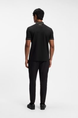 Hugo Boss The Open Active Paddy polo shirt in performance pique - Image 4