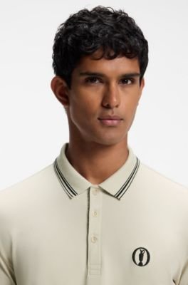 Hugo Boss The Open Active Paddy polo shirt in performance pique - Image 7
