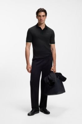 Hugo Boss BOSS x ASTON MARTIN polo shirt in mercerized cotton - Image 3