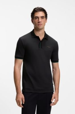 Hugo Boss BOSS x ASTON MARTIN polo shirt in mercerized cotton
