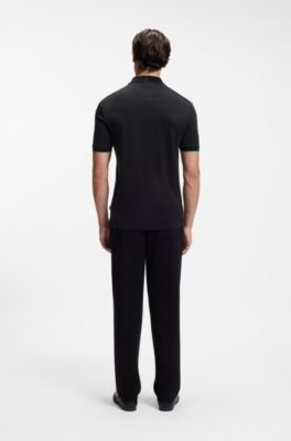 Hugo Boss BOSS x ASTON MARTIN polo shirt in mercerized cotton - Image 4