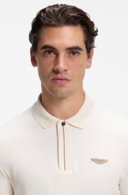Hugo Boss BOSS x ASTON MARTIN polo shirt in mercerized cotton - Image 7