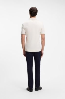 Hugo Boss BOSS x ASTON MARTIN polo shirt in mercerized cotton - Image 9