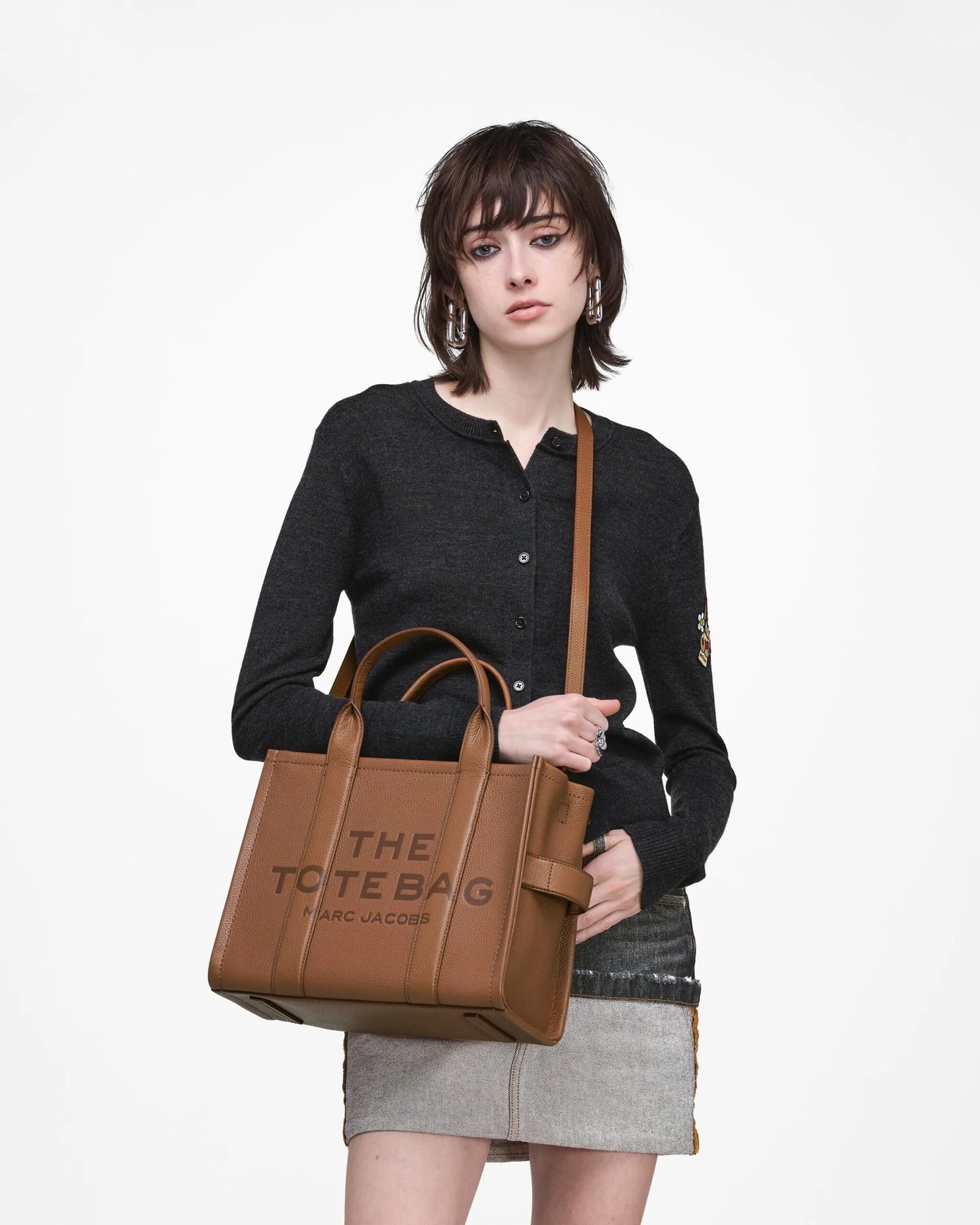 Marc Jacobs The Leather Medium Tote Bag - Image 66