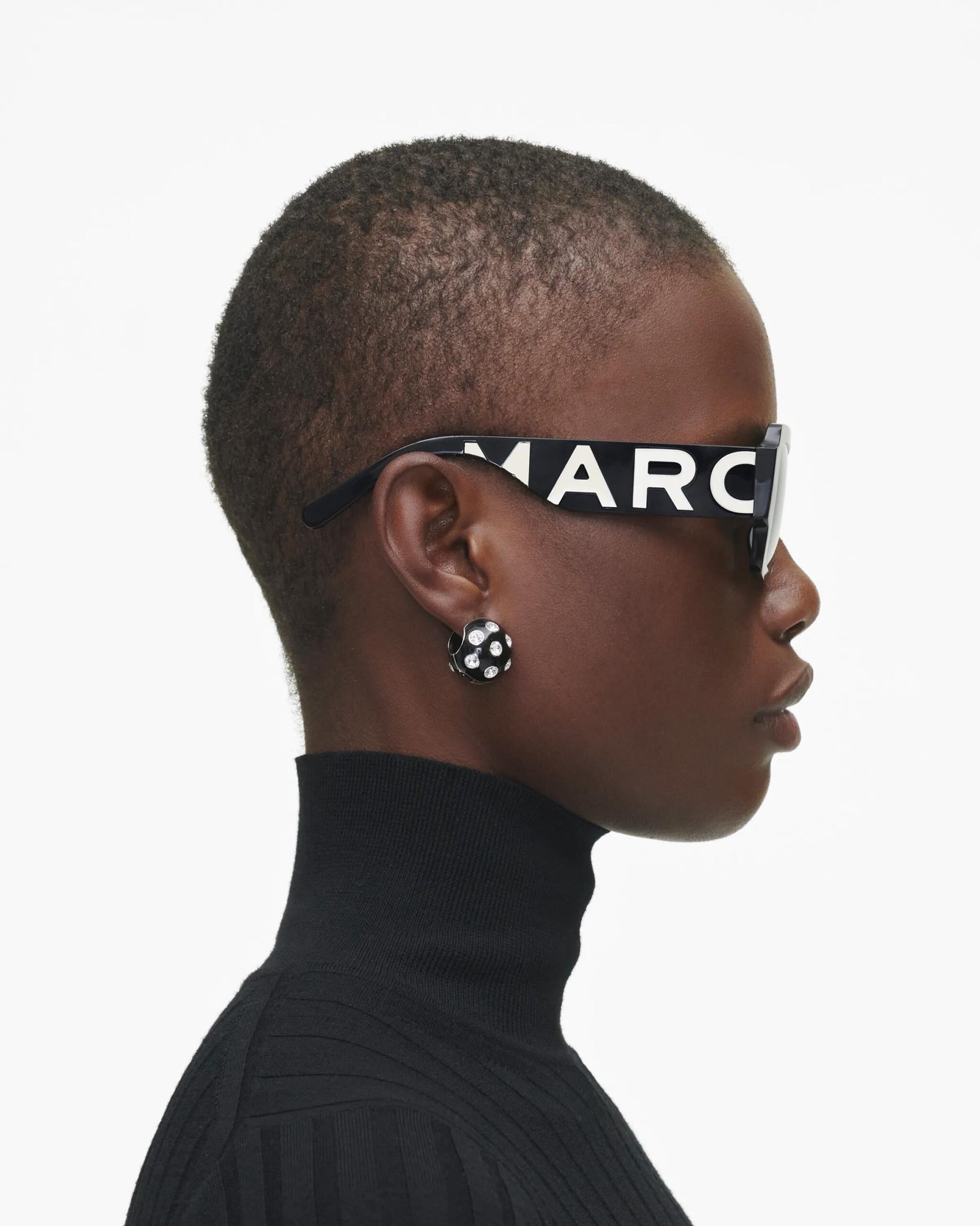 Marc Jacobs The Bold Logo Square Sunglasses - Image 6