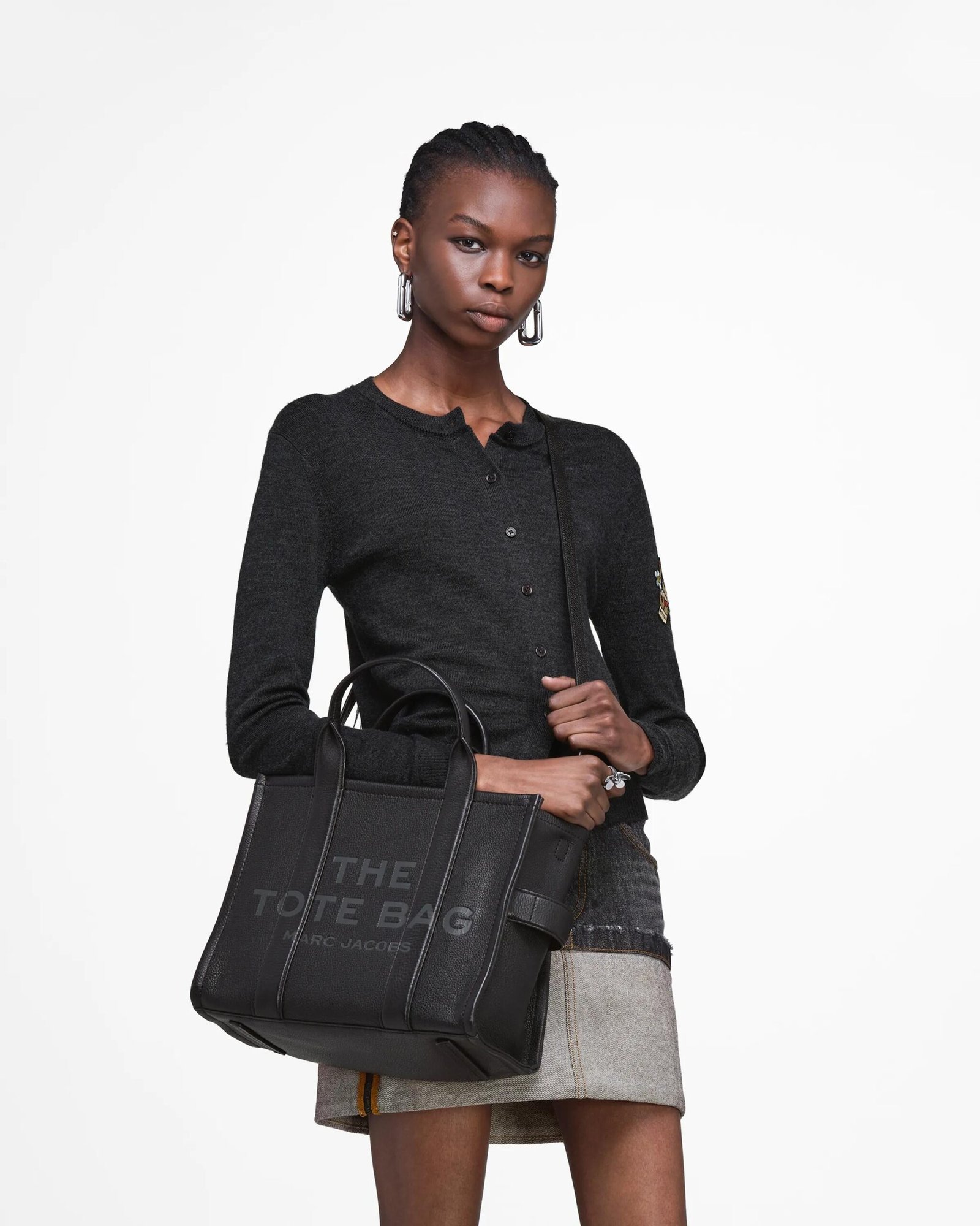Marc Jacobs The Leather Medium Tote Bag - Image 62
