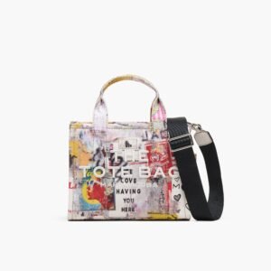Marc Jacobs The Pop Americana Canvas Small Tote Bag
