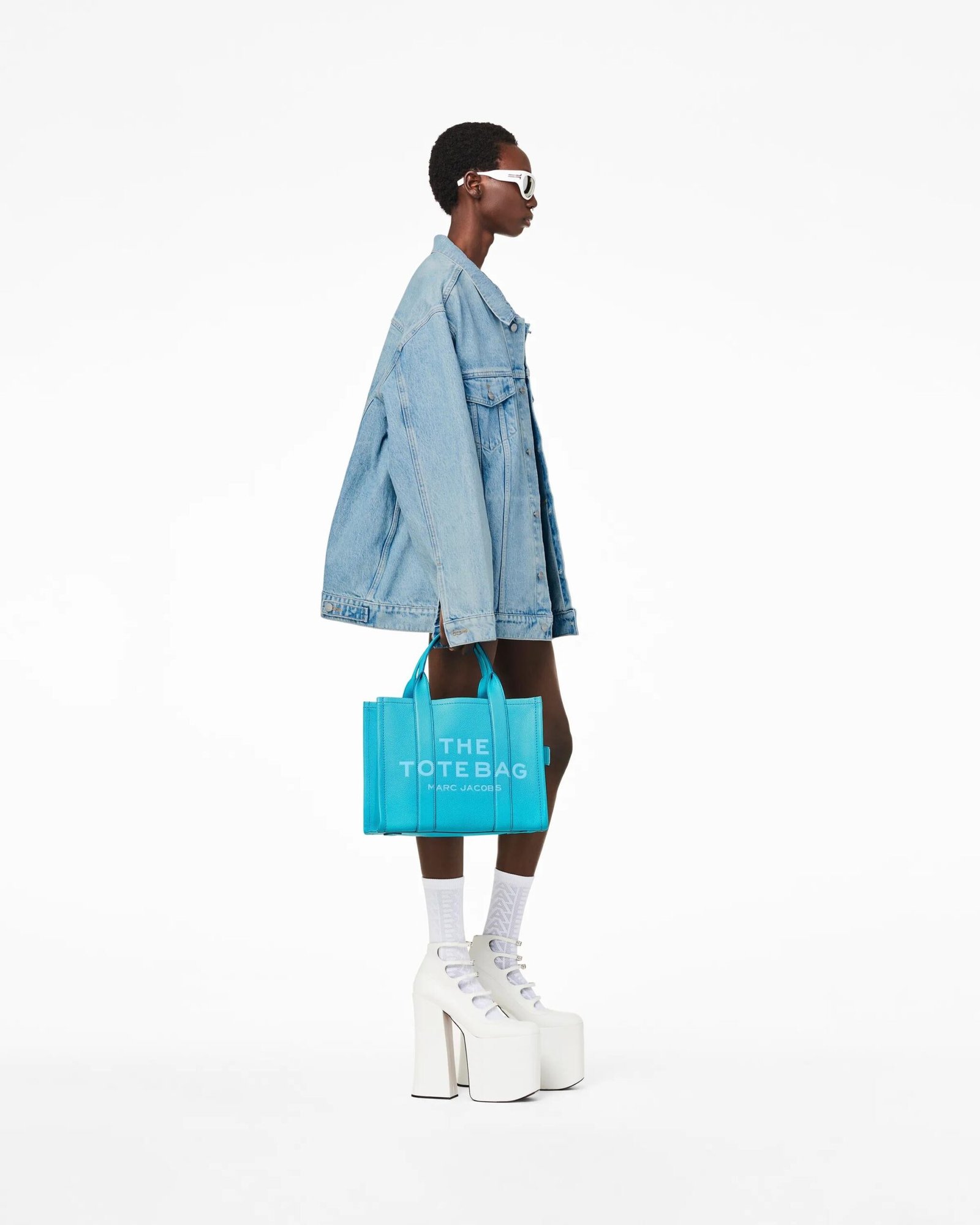 Marc Jacobs The Leather Medium Tote Bag - Image 4