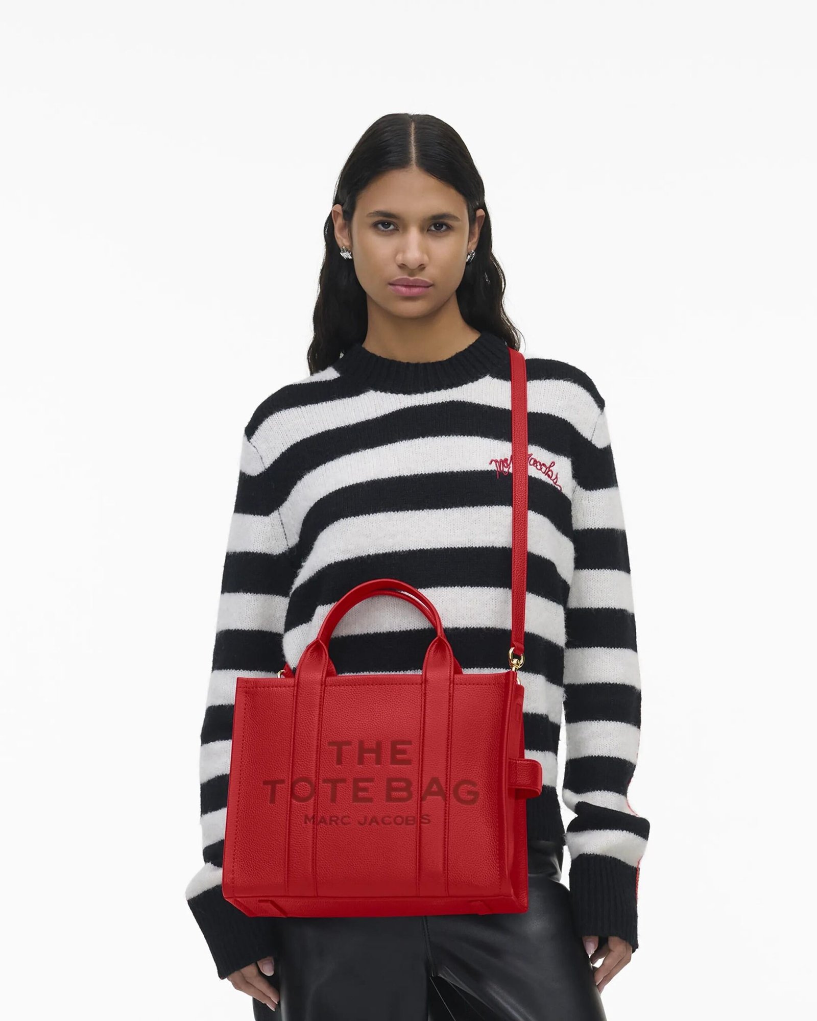 Marc Jacobs The Leather Medium Tote Bag - Image 57