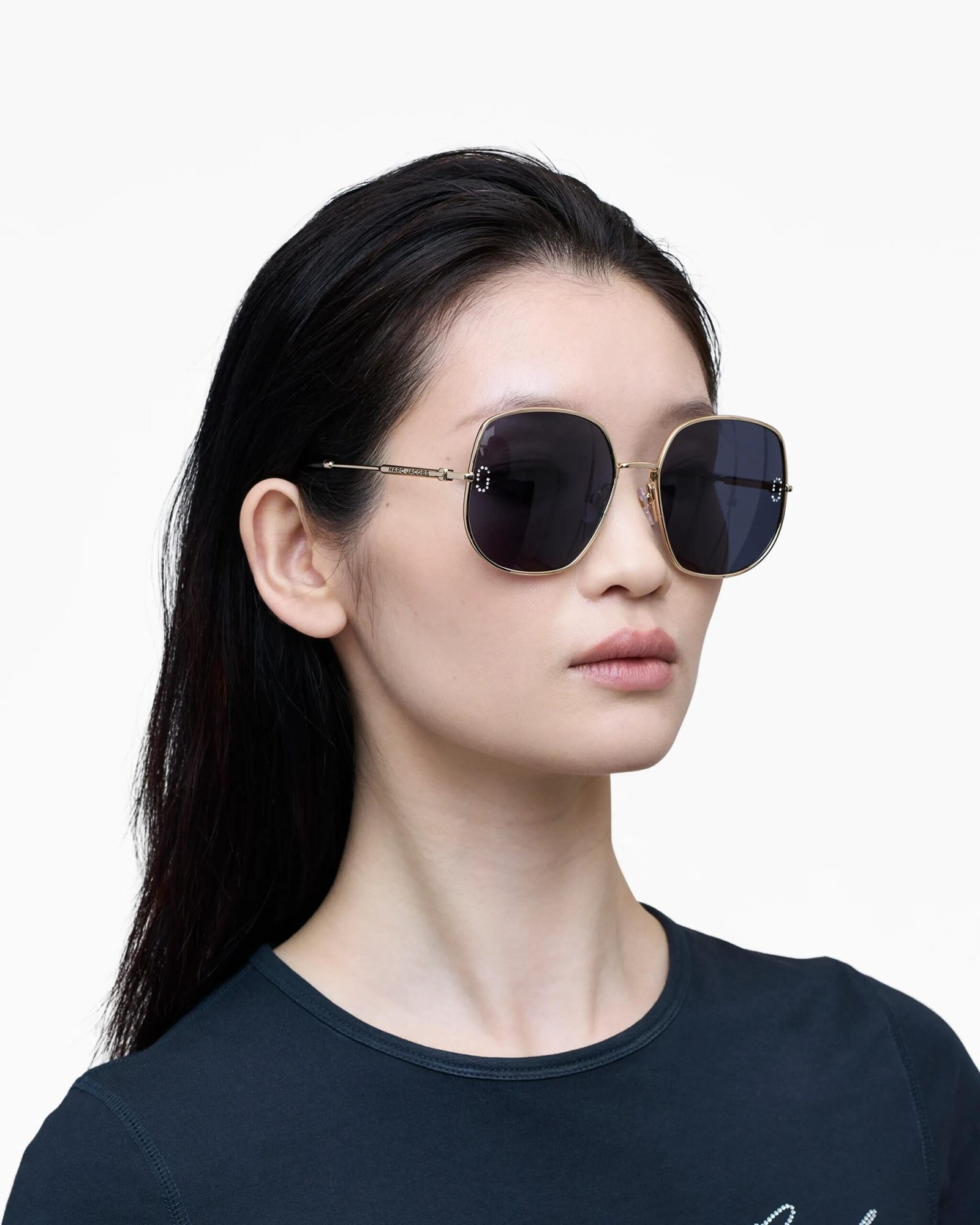 Marc Jacobs The Pave J Marc Sunglasses - Image 2