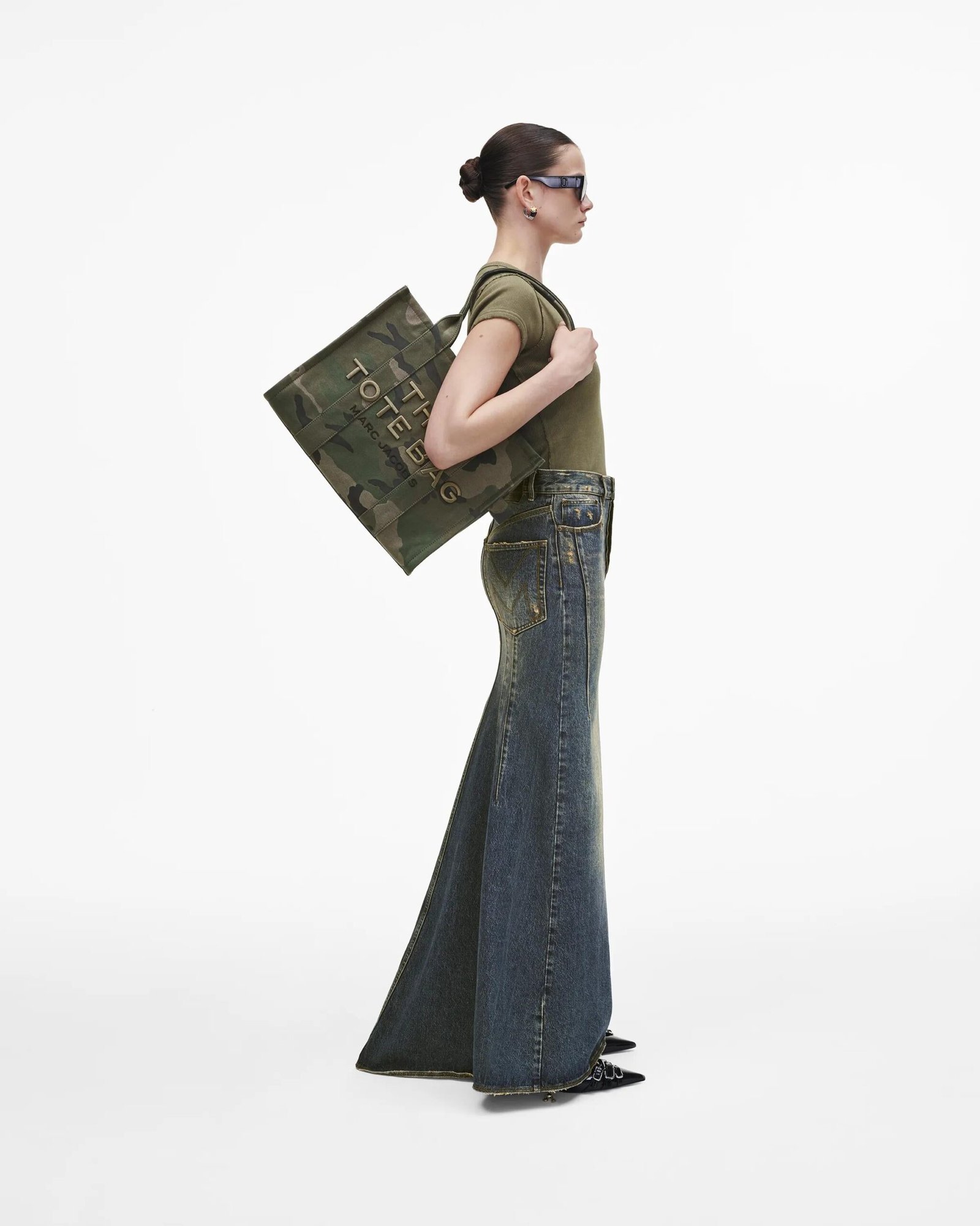 Marc Jacobs The Camo Jacquard Large Tote Bag - Image 2