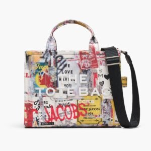 Marc Jacobs The Pop Americana Canvas Medium Tote Bag