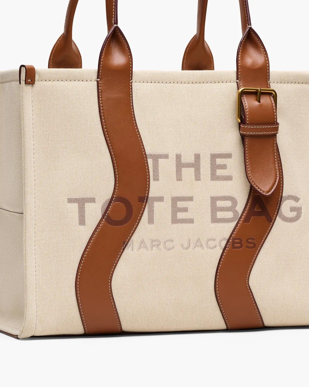 Marc Jacobs The Wavy Canvas Large Tote Bag - Image 4