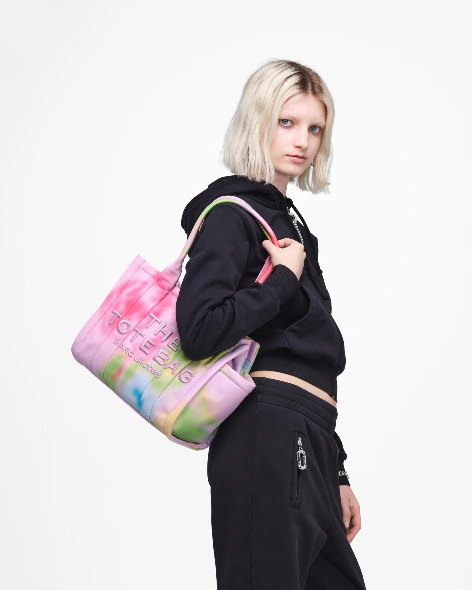 Marc Jacobs The Blurred Floral Medium Puffy Nylon Tote Bag - Image 2